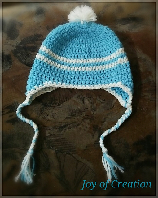 Easy beanie with earflaps
