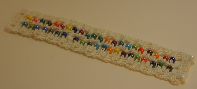 Beaded Doily Bracelet