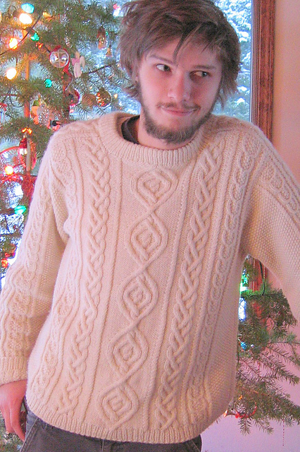 Heirloom Aran Pullover