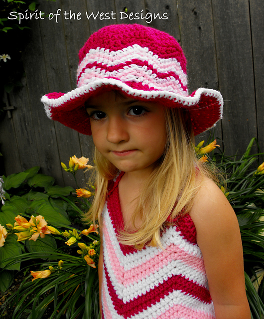 Chevron Sunhat
