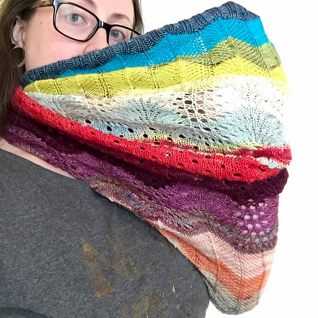 Crazy Colors Caterpillar Cowl