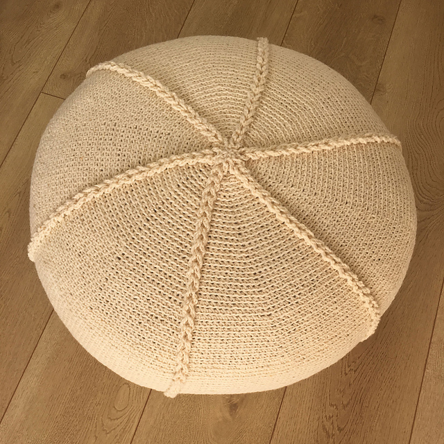 Braided Pouf
