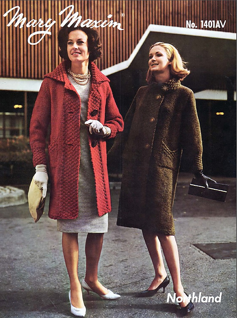 Ladies' Coat with Stand-Away or Fold-Over Collar