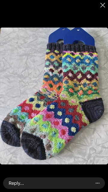 Electric Scrappy Socks