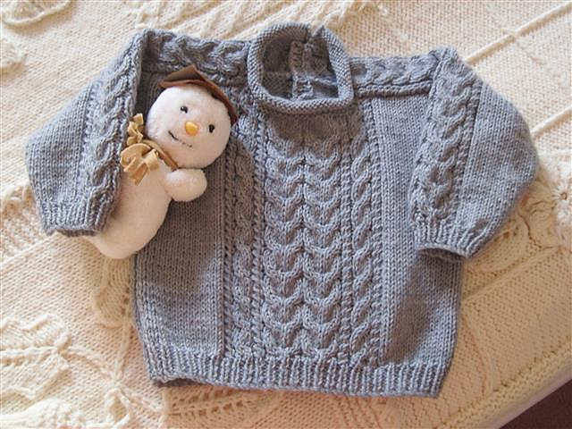Design J - Cabled Sweater