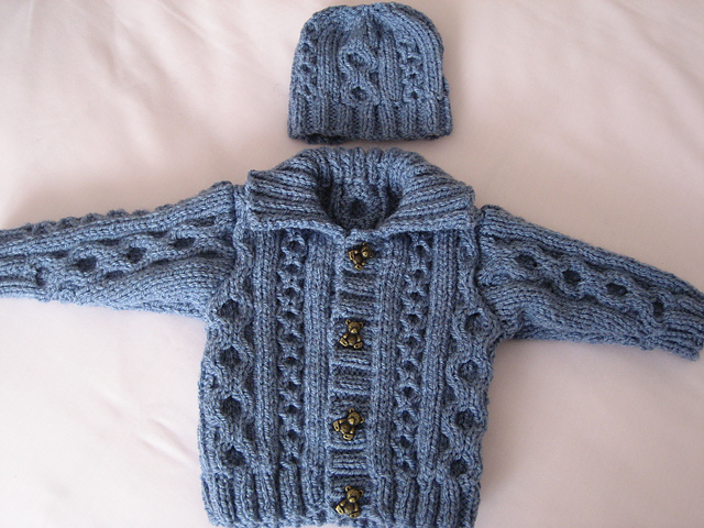 Design G - Cabled Cardigan