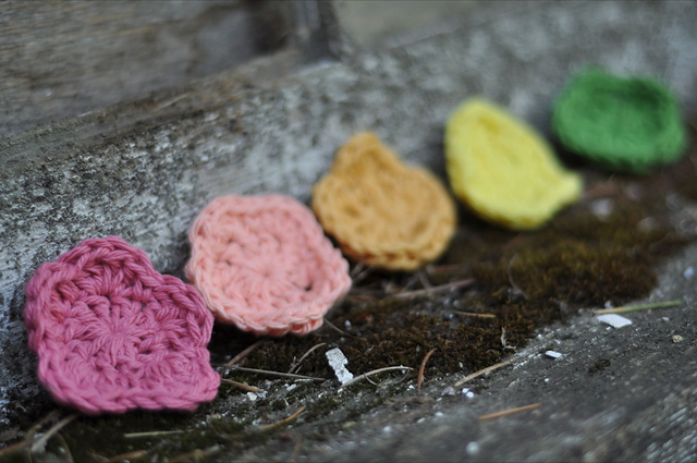 Eco Friendly Flower Cotton Rounds