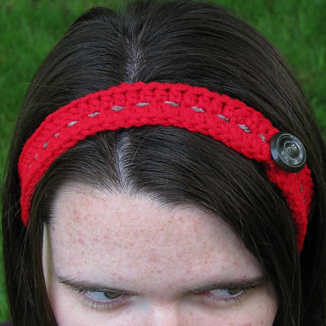 Cute Button Headband