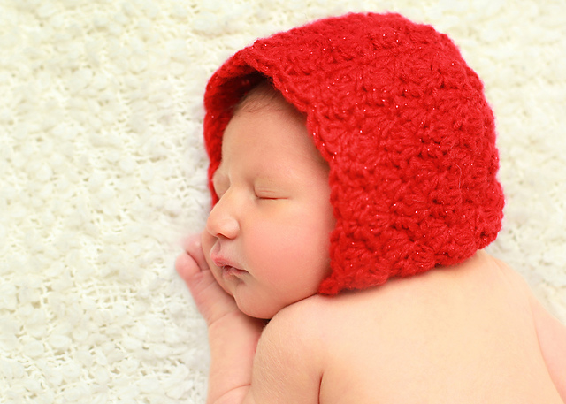 Shell Stitch Bonnet
