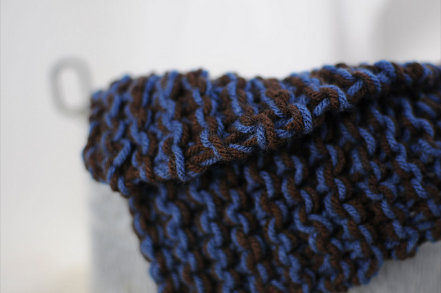 Big Knit Baby Blanket