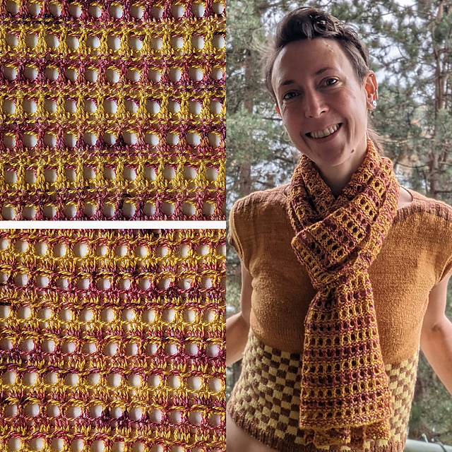 Rippling Shadow Scarf