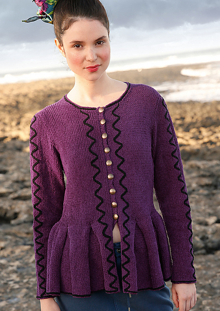 # 22 Chenille-Jacke