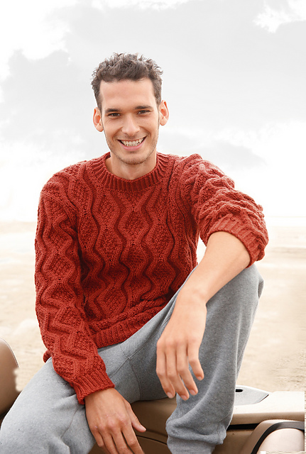 # 13 Herrenpullover mit Rhomben