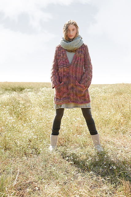 # 35 Melierte Jacke