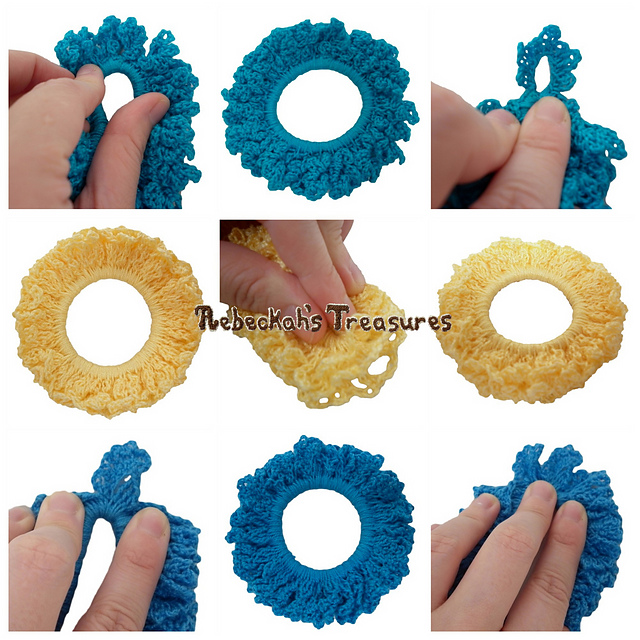 Crochet Summer Scrunchies from Vol. 1