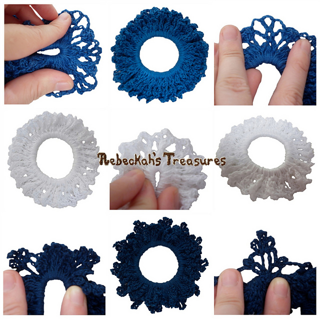 Crochet Winter Scrunchies from Vol. 1