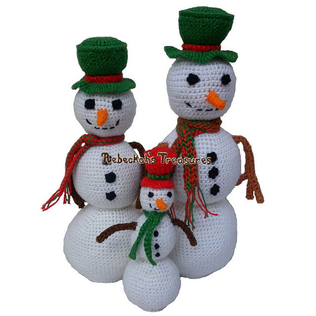 Crochet Snowmen