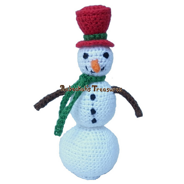 Crochet Little Snowman