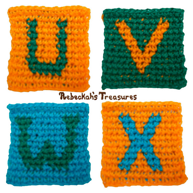 U to X Block Squares