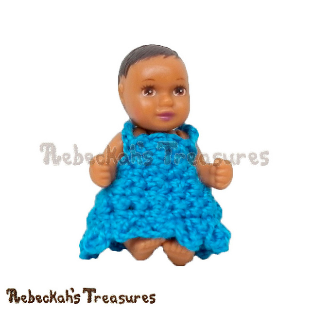 Simply Bluetiful Baby Fashion Doll Dress