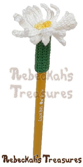 Dainty Daisy Pencil Topper