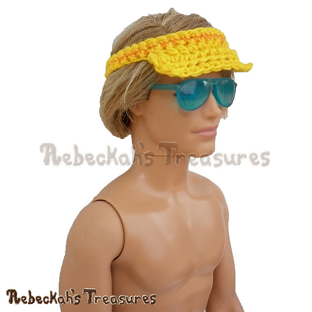 Surfer Dude Doll's Visor