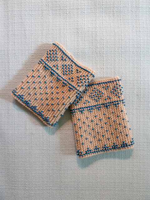 Bead Knit Wrist Warmers