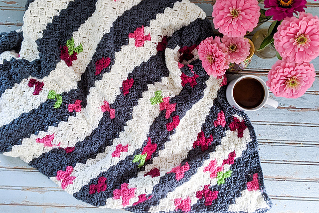 Zinnia C2C Blanket