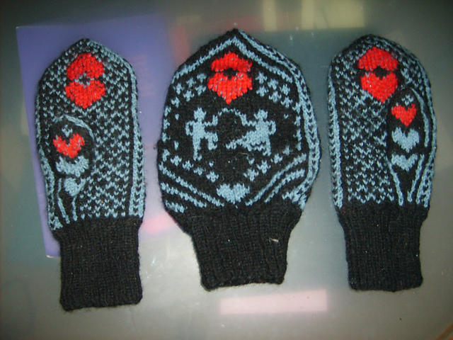kjaerestevotter - lovers' mittens