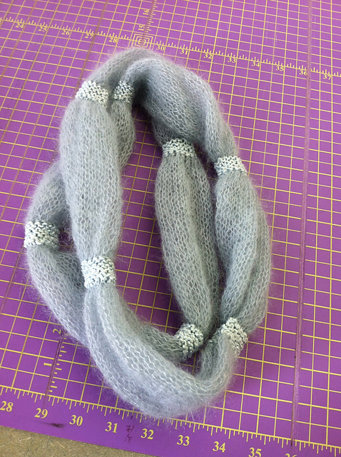 Kid Paillettes Shimmery Ruched Scarf