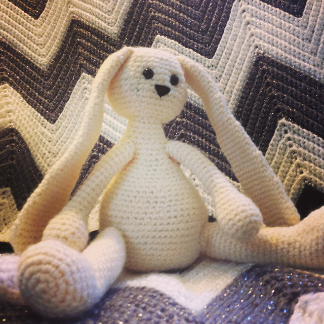 Sad Bunny / Rabbit Stuffed animal