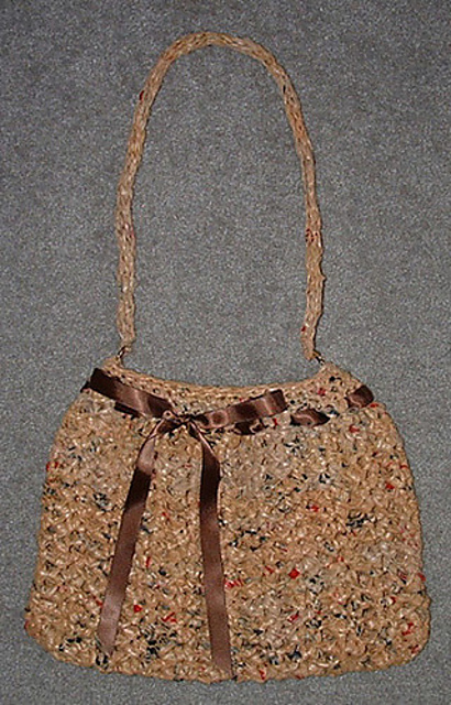 Recycled Plastic Hobo Handbag
