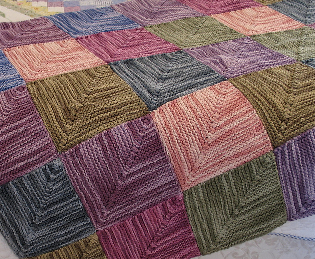 Ravelry: Mitered Square Patchwork Rug pattern by Donna Druchunas