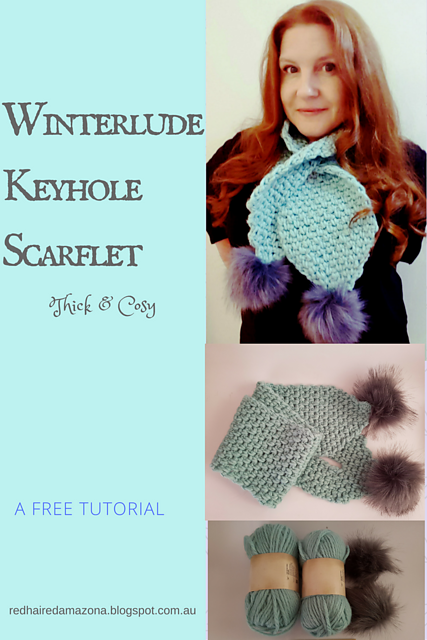 Winterlude Keyhole Scarflet: Thick & Cosy