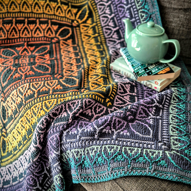 KashmiriKahwaTea Blanket