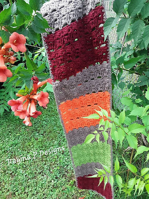 Fall Keek Stitch Scarf