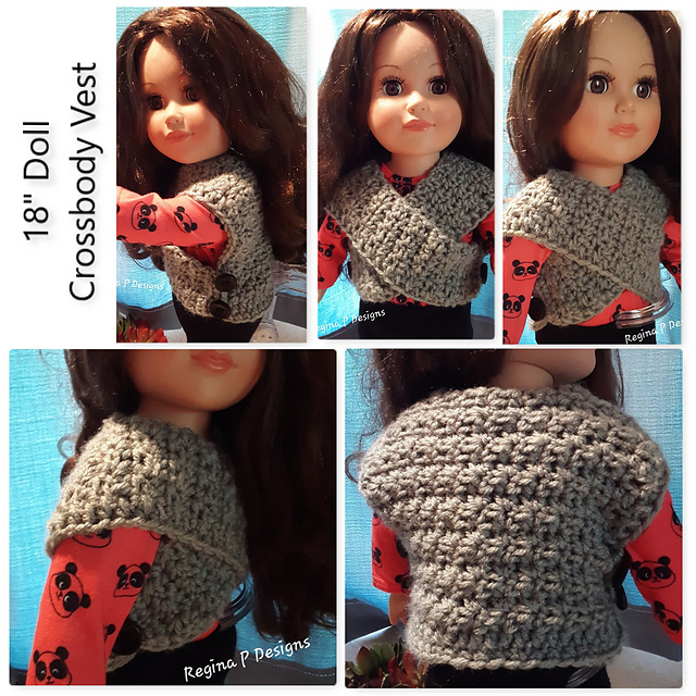 18" Doll Crossbody Vest