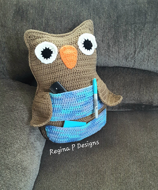 Owl Pocket Pillow
