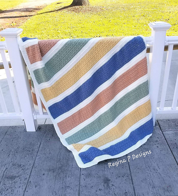Rows Of Harvest Throw
