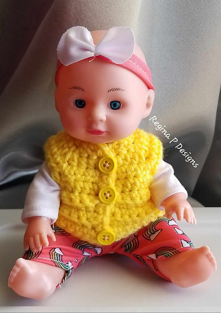 10" Doll Vest