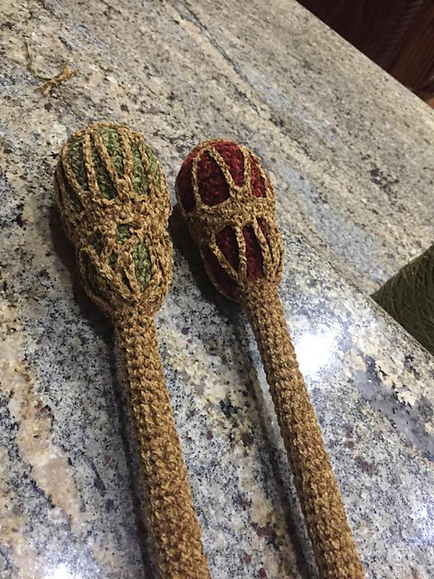 crochet  scepter