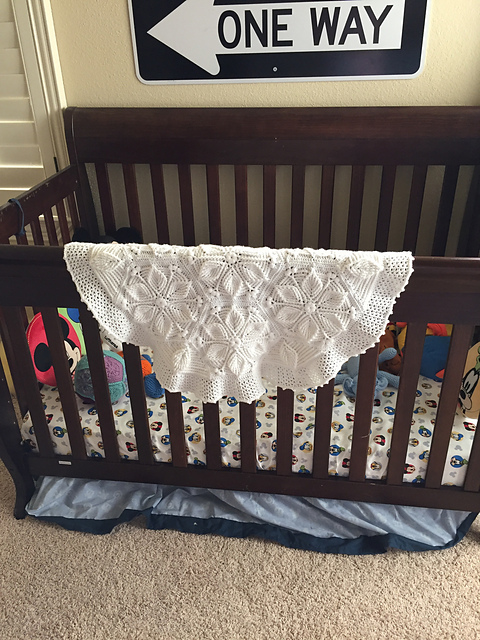 Elegant  baby receiving blanket