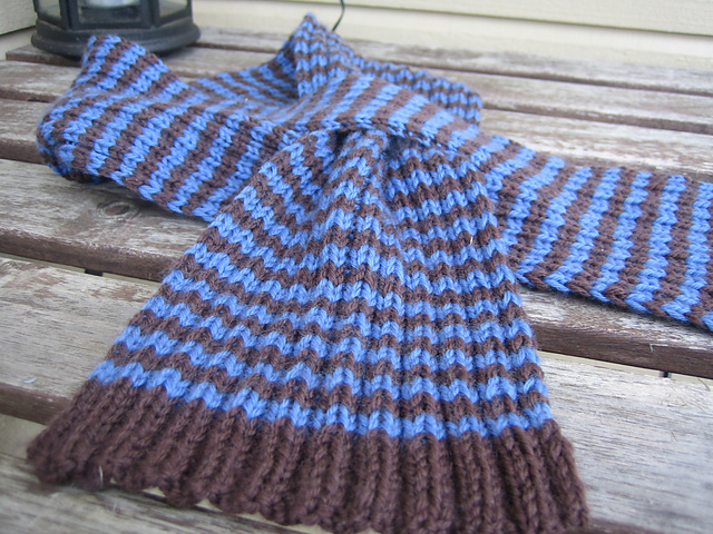 Stripete smetteskjerf/Striped tuck-in Scarf