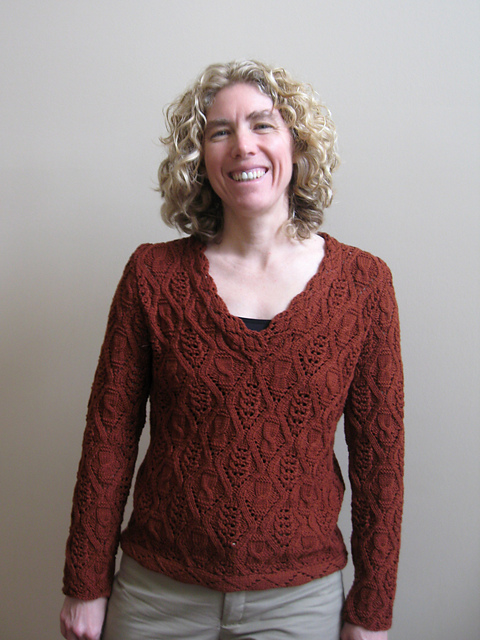#15 Feminine Knit V-neck