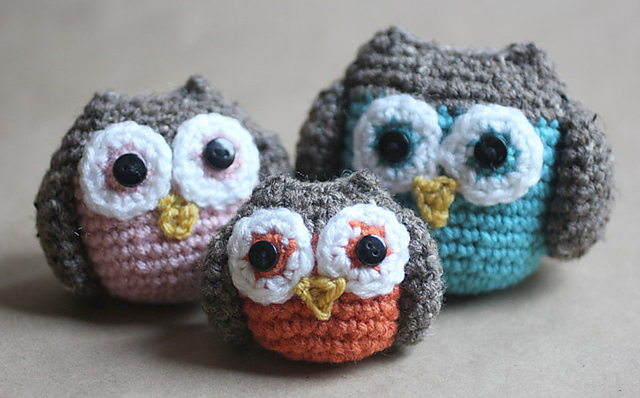 Owl Family Amigurumi