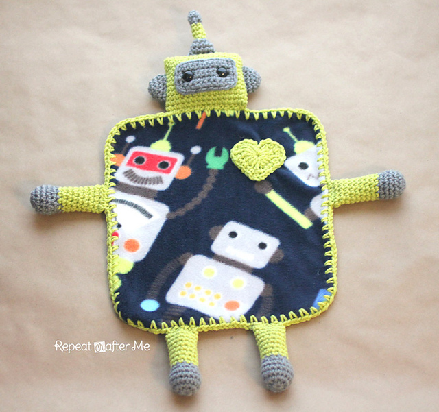 Robot Lovey Blanket