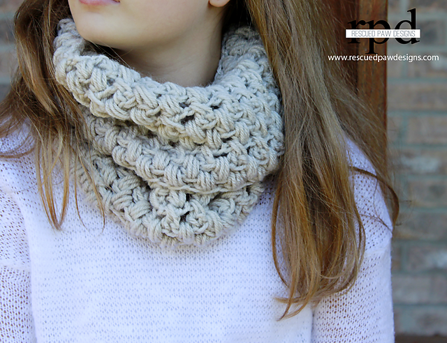 Criss Cross Puff Scarf