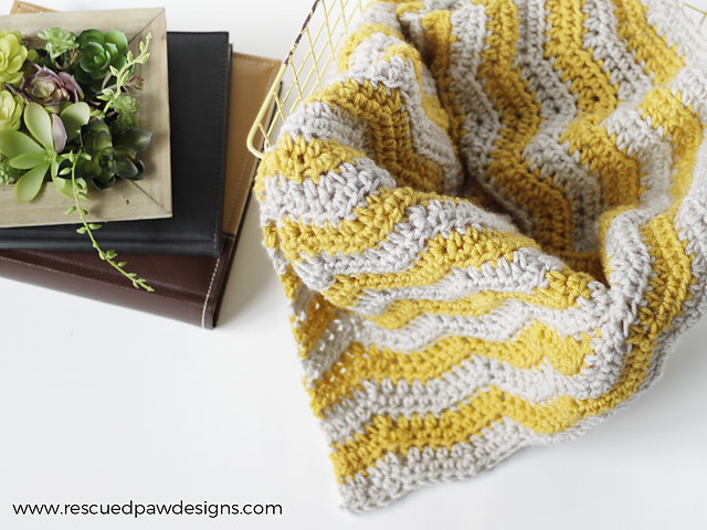 Ripple Baby Blanket