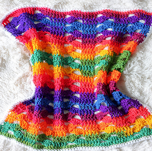 Rainbow Cluster Blanket