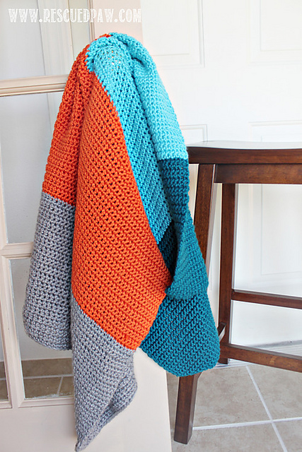 Color Block Throw